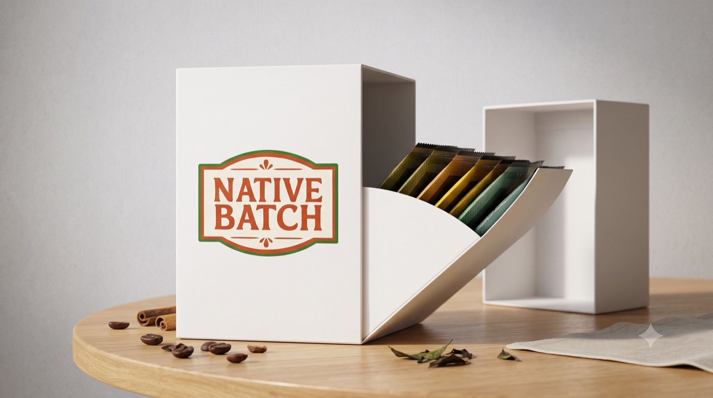 Native Batch box with flavour sachets